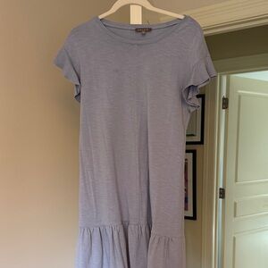 Lilla P Light Gray Textured Top